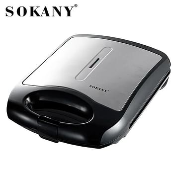 Sokany KJ-127 Houselin Electric Panini Press Grill and Sandwich Maker , Healthy Ceramic Nonstick Plates