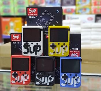 SUP 400 في 1 وحدة تحكم صندوق ألعاب محمولة متعددة الألوان