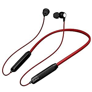 Landmark Music band Foldable Wireless Neckband  Lm Bh137 -Red