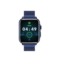 Promate Smart Watch, Bluetooth 5.1 Health and Fitness Tracker with 1.8” IPS Display 15-20 Day Battery Life, 100 Watch Faces, 37 Sports Modes and IP68 Water Resistance for iPhone 14, Galaxy S22, ProWatch-B18