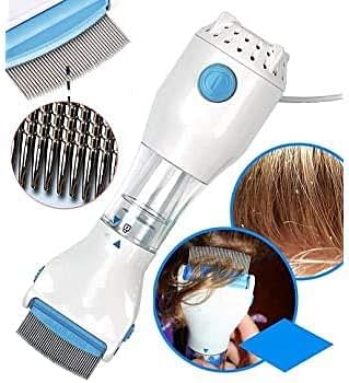 The Innovative, Allergy and Chemical Free Head Lice Treatment - Head Lice Comb - Out Performs Other Head Lice Combs and Lice Shampoo - Removes Lice and Eggs, Blue