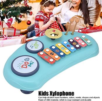 8 Note Xylophone Toy Musical Instrument  ( Blue )
