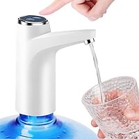 Water Dispenser, Portable Water Bottle Pump for Universal 3, 4 and 5 Gallon with USB Electric Charging and Automatic Off Switch