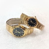 Boxer Waterproof Quartz Analog Couple Watch Set,