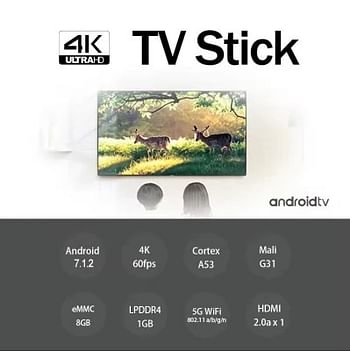 M98-Y3 TV Stick 4K Ultra HD - Black