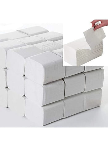 We Happy 6000 قطعة مناديل ورقية قابلة للطي عالية الجودة للاستعمال مرة واحدة في الحمام، أفضل للاستخدام في المنزل أو المكاتب أو المستشفيات أو في السيارات 150 قطعة × 40 صندوقًا