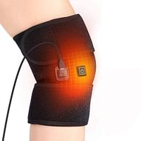 Electric Hot Compress Knee Pad 5V USB/Type-C Charging Heated Knee Brace 3 Heat Levels with Pocket for Men Women