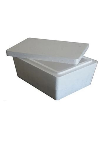6 Kg Thermocol Ice Box Chiller Cool Box-Thermo Keeper Container Expanded Polystyrene Cooler Fishing Ice Bucket Capacity 15 Litres