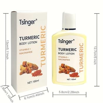 Turmeric Body Lotion, Deep Moisturizing And Nourishing Skin, Improve And Even Skin Tone - 100 ml