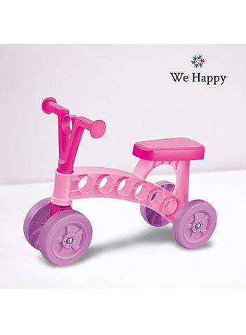 We Happy Childs First Ride On Cycle Riding Bike Toy Cute Scooter Pink