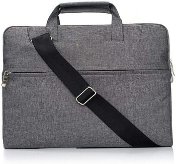 KM shoulder laptop handbag for Mackbook Air/Pro 13.3 inch / 13.6 inch /14inch (Grey color)