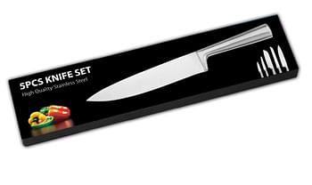 5-piece Stainless Steel Knife Set | Kitchen Knife Set for Home | Professional Knife Set | Chef Knife Professional | Kitchen Knives