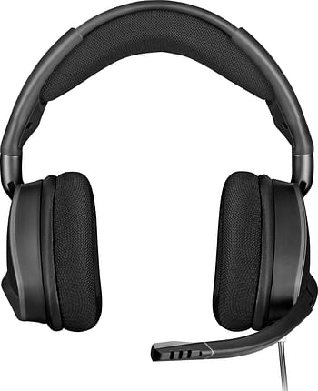 Corsair Void Elite RGB USB Gaming Headset (7.1 Surround Sound, iCUE RGB lighting, microfiber and memory foam ear pads, for PC, Xbox One, PS4, Switch and mobile devices) carbon