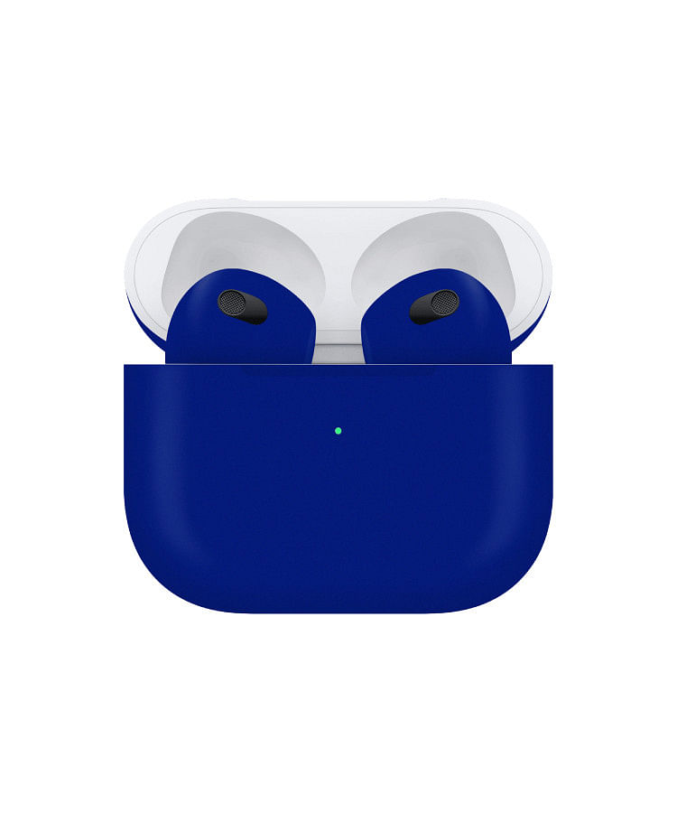 Apple Airpods (3rd Generation) Customized By Caviar Matte Cobalt Blue