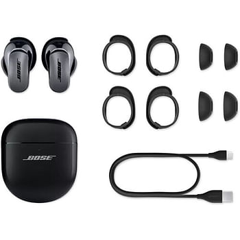 Bose 882826-0010 Quiet Comfort Ultra Wireless Noise Cancelling Earphone, Black