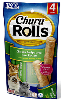 Churu Chicken Recipe Wraps Tuna Recipe 40G/4 Sticks Per Pack