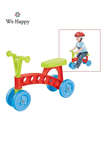 We Happy Childs First Ride On Cycle Riding Bike Toy Cute Scooter Red