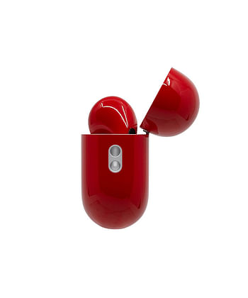 Apple Airpods Pro (2nd Generation) Customized By Caviar Glossy Ferrari Red