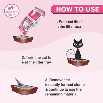 Happy Cat Bentonite Dust Free Clumping Cat Litter - Amazing Cherry Blossom Scent 10L
