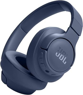 JBL-Tune 720BT Wireless Over-Ear Headphones-Blue