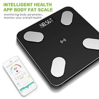 Generic Smart Bluetooth Bathroom Scale Body Weight Scale LCD Body Fat Scale