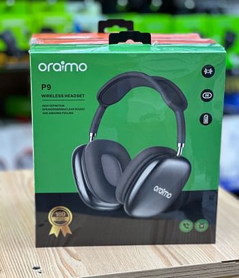 Oraimo Bluetooth P9 Wireless Headphone Black