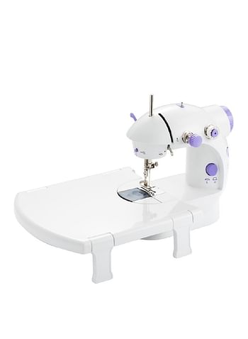 Sewing Portable Mini Sewing Machine SM-202A White/Purple