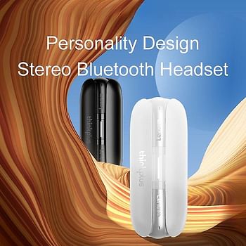 Lenovo Thinkplus TW60 Wireless Bluetooth Headphones Noise Reduction 300mAH Long Standby Headset Dual HD Mic White