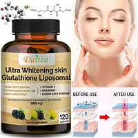 Daitea Ultra Skin Whitening Collagen Glutathione Dietary Supplement -  Anti-aging & Wrinkle, Dark Spot Removal and Hyperpigmentation Care (60 Capsules)