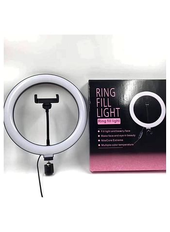 Ring Light 26cm 10 inch Ring Fill Light 3 Color Modes With Dimmable