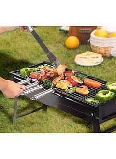 Velvet Portable Folding Barbecue Charcoal Grill Stainless Steel