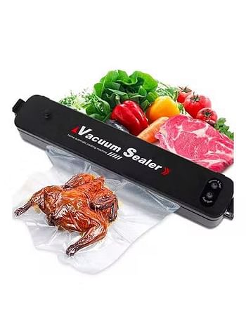 Vacuum Sealer Machine With Bags Black/Clear