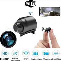 Mini Wifi IP Camera Wireless 1080P Surveillance Security Night Vision Motion Detect 160 Degree Audio Recording Camcorder Monitor