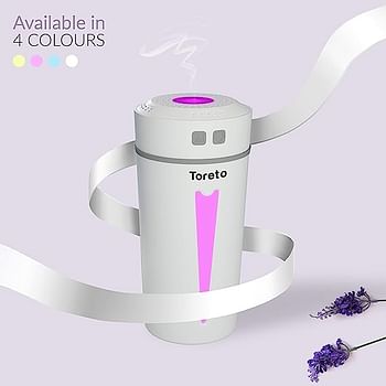 Toreto Essence Humidifiers (Tor 1109) Essential Oil Diffuser Aroma Air Humidifier, humidifiers for home, air humidifier for room(PINK)