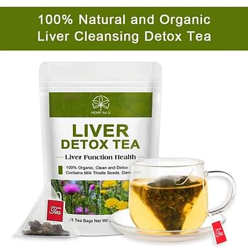 Organic Herbal Liver Cleansing Detox Tea