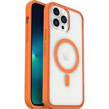 OtterBox iPhone 13 Pro Max Case for MagSafe Lumen Series - Endeavor (Clear / Orange)