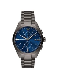 Emporio Armani AR11481 Men's Chronograph Blue Dial Watch - 43 mm