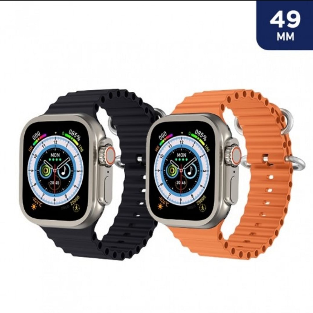 Y20 sports vs ultra smartwatch with 7 straps 49mm Silver