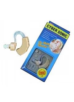 Cyber Sonic Bionic Plastic Ear Amplifier Hearing Aid, Beige