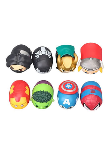 8 Pieces Cute Mini Super Hero Action Figures Birthday Cartoon Cake Topper Set Home Decor Mini Toys For Kids Theme Party Supplies