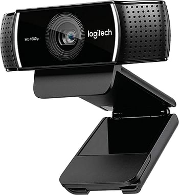 Logitech 1080p Pro Stream Webcam for HD Videos (960-001376) Black