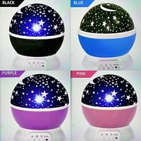 Generic Star Ball Rotation Projection Lamp multi color