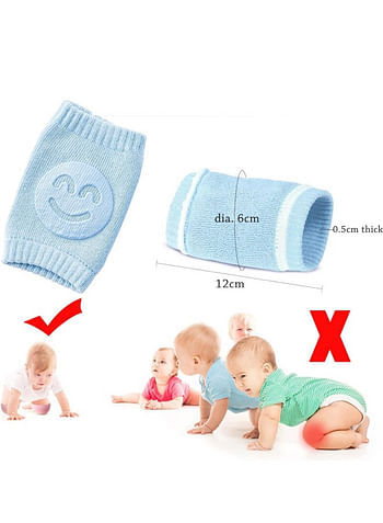 3 Pairs Baby Crawling Knee Pads - Anti Slip Unisex Toddler Leg Warmer, Safety Walking Protectors