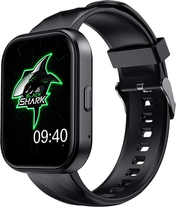 BLACK SHARK GT Neo smart watch for women and men 2.02 inch TFT screen with answer and make calls, IP68 waterproof heart rate blood oxygen sleep tracker more than 120 sports modes