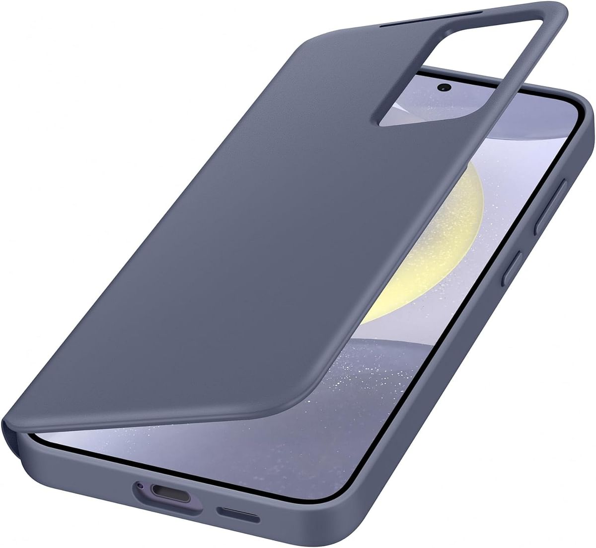 Samsung Galaxy S24+ Smart View Wallet Case, Dark Violet