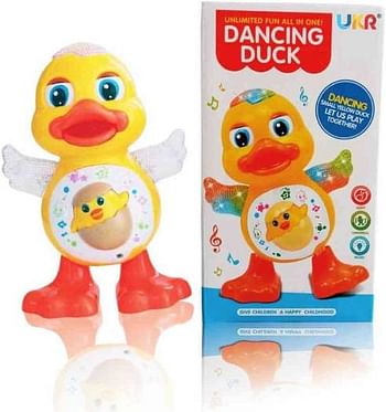 Fun Dancing Yellow Duck with Music and Light/Multicolor