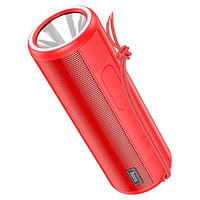 Hoco HC11 - Bora Sports Wireless Speaker, With Flashlight- Red