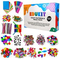 Craft Materials Pack of 1500 Pieces