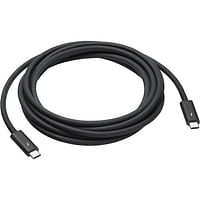 Apple Thunderbolt 4 Pro Cable 3M Supports up to 100W Power Delivery (MWP02AM/A) Black