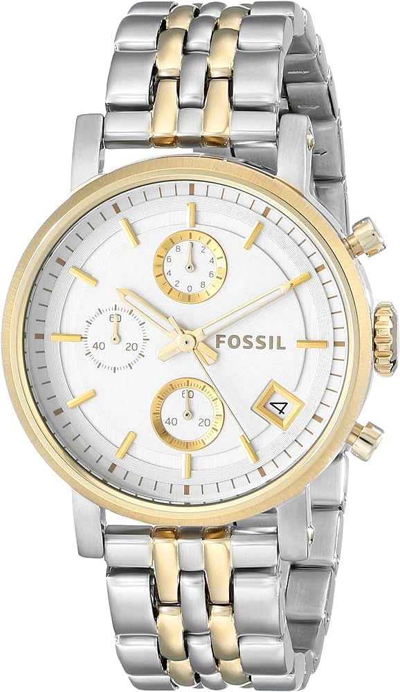 Fossil ES3746 Original B Analog Women's Watch Silver Dial - 38 mm - Multicolor